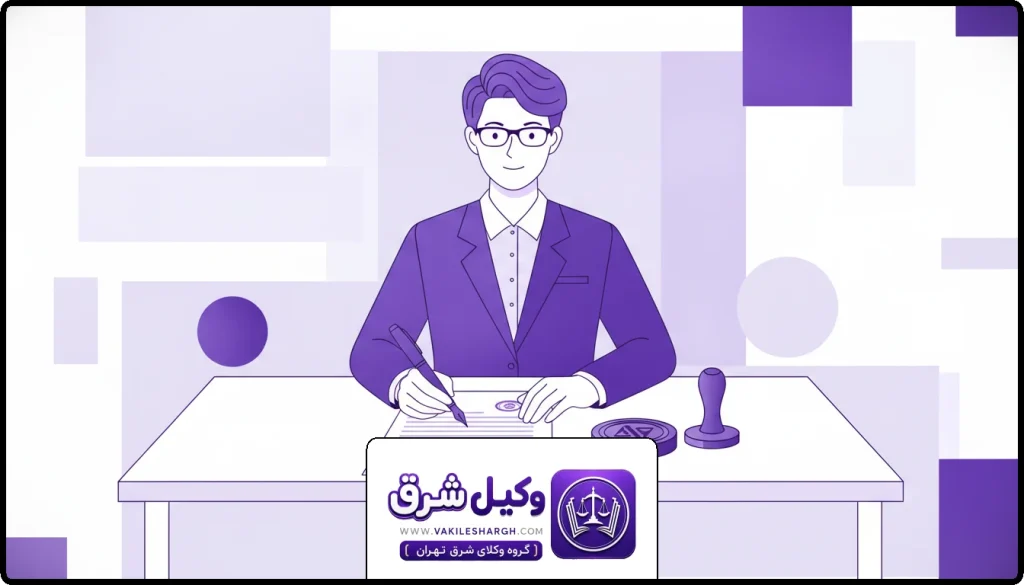 تصویر شاخص | وکیل تنظیم سند رسمی شرق