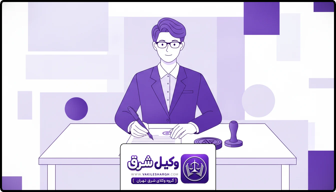تصویر شاخص | وکیل تنظیم سند رسمی شرق