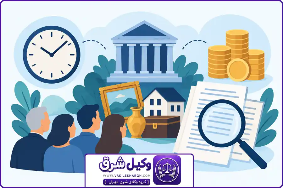 وکیل تحریر ترکه شرق تهران | تحریر ترکه چقدر زمان میبرد و هزینه آن چقدر است؟