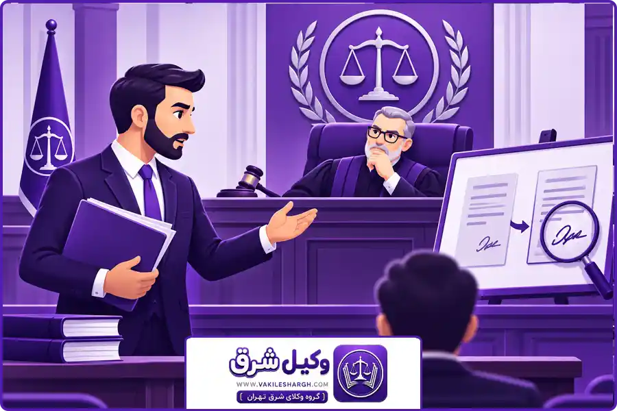 وکیل جعل اسناد شرق تهران | مجازات جعل سند رسمی
