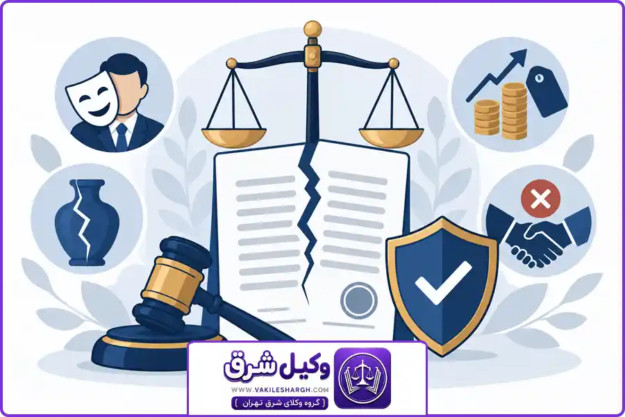 وکیل فسخ قرارداد شرق تهران | ۴. تخلف از شرط یا تعهد