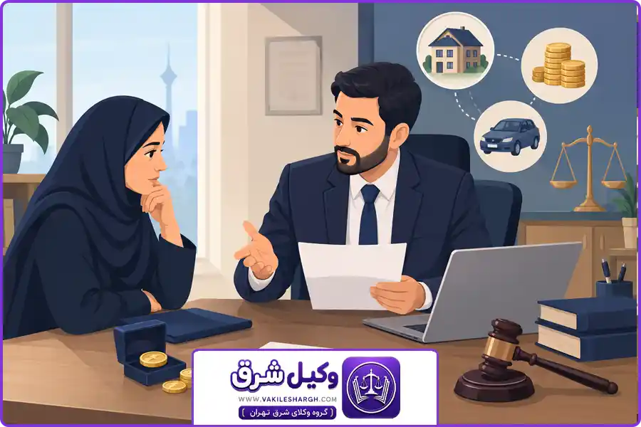 هزینه وکیل برای مهریه | حق الوکاله وکیل مهریه درصدی است یا مبلغ ثابت؟