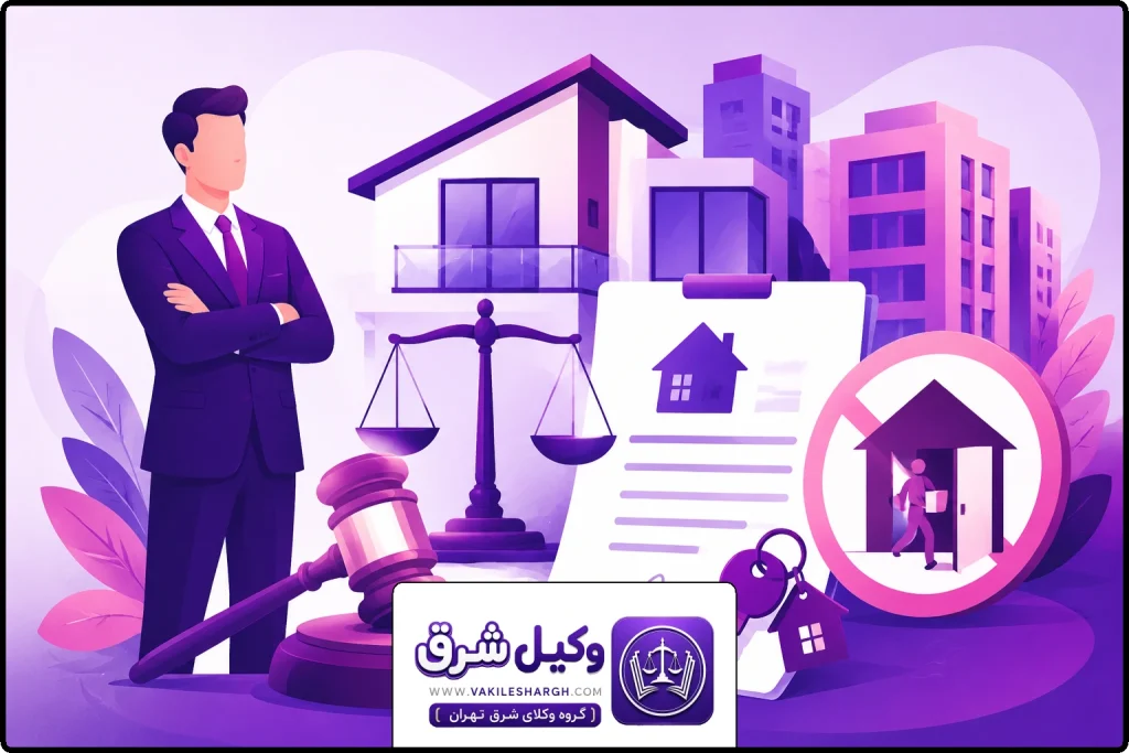 وکیل شرق | وکیل حکم تخلیه شرق