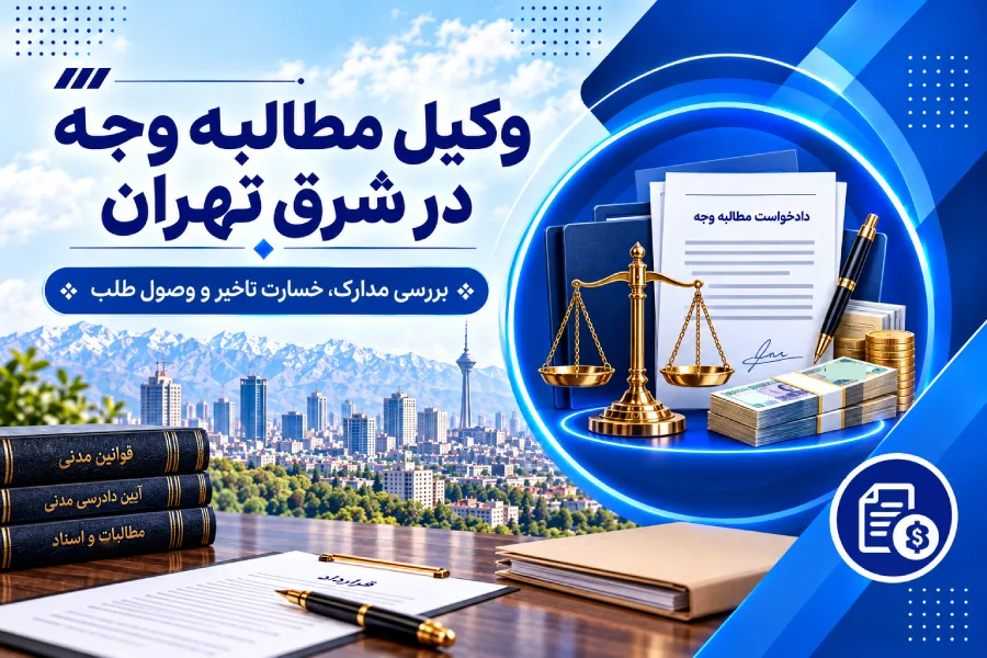 وکیل مطالبه وجه در شرق تهران | وکیل شرق تهران